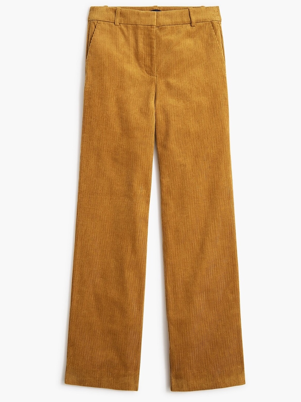 J. Crew Wide-leg corduroy pant Golden Brandy size 2